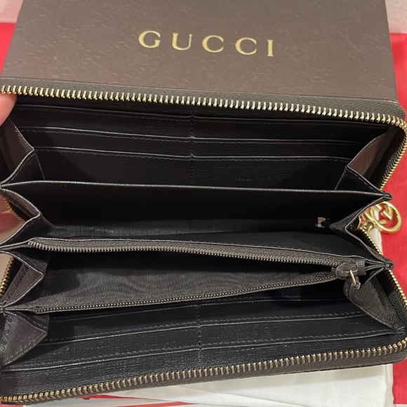 Sold‼️‼️Authentic Gucci Monogram Long Zippy Wallet💓 - Picture 17 of 17